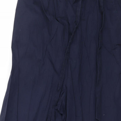Womens UK Size S Zara Regular Fit  Blue Trousers