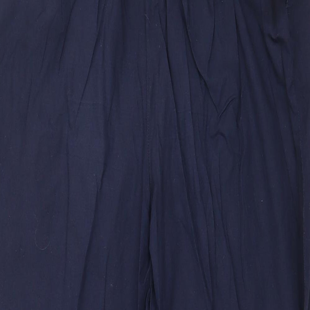 Womens UK Size S Zara Regular Fit  Blue Trousers