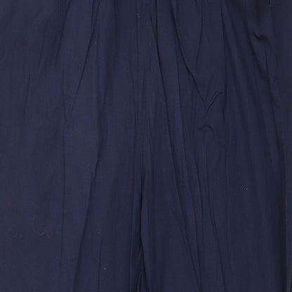 Womens UK Size S Zara Regular Fit  Blue Trousers