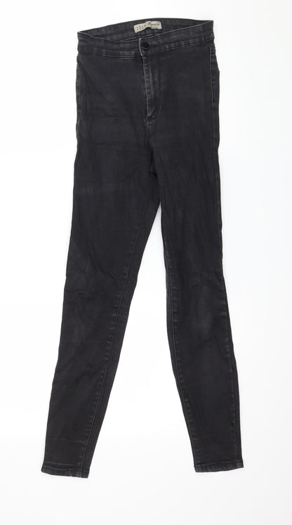 Denim & Co. Womens Black  Denim Skinny Jeans Size 8 L27 in
