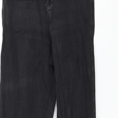 Denim & Co. Womens Black  Denim Skinny Jeans Size 8 L27 in