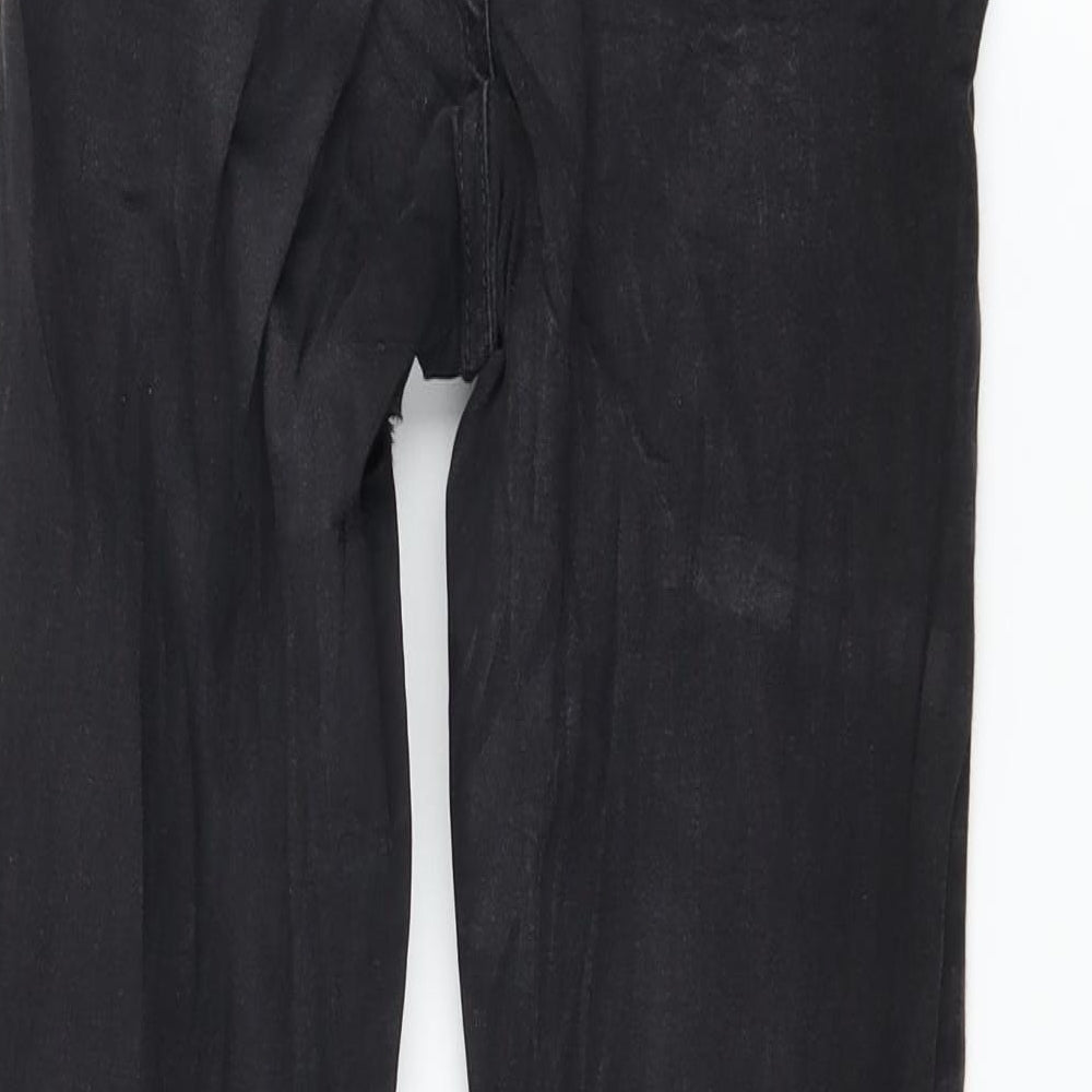 Denim & Co. Womens Black  Denim Skinny Jeans Size 8 L27 in