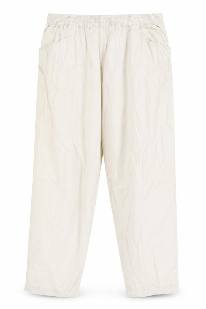 Womens UK Size 8 Preworn Regular Fit  Beige Trousers