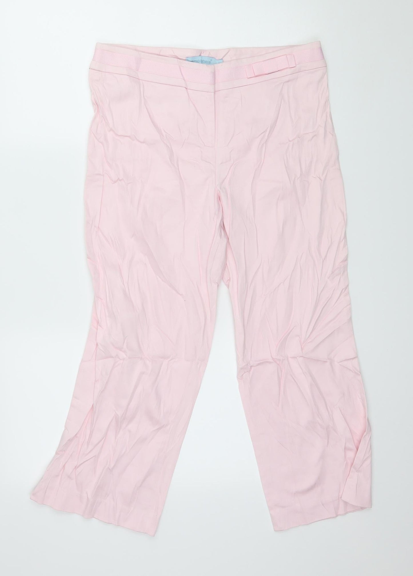 Womens UK Size 12 Atmosphere Regular Fit  Pink Trousers