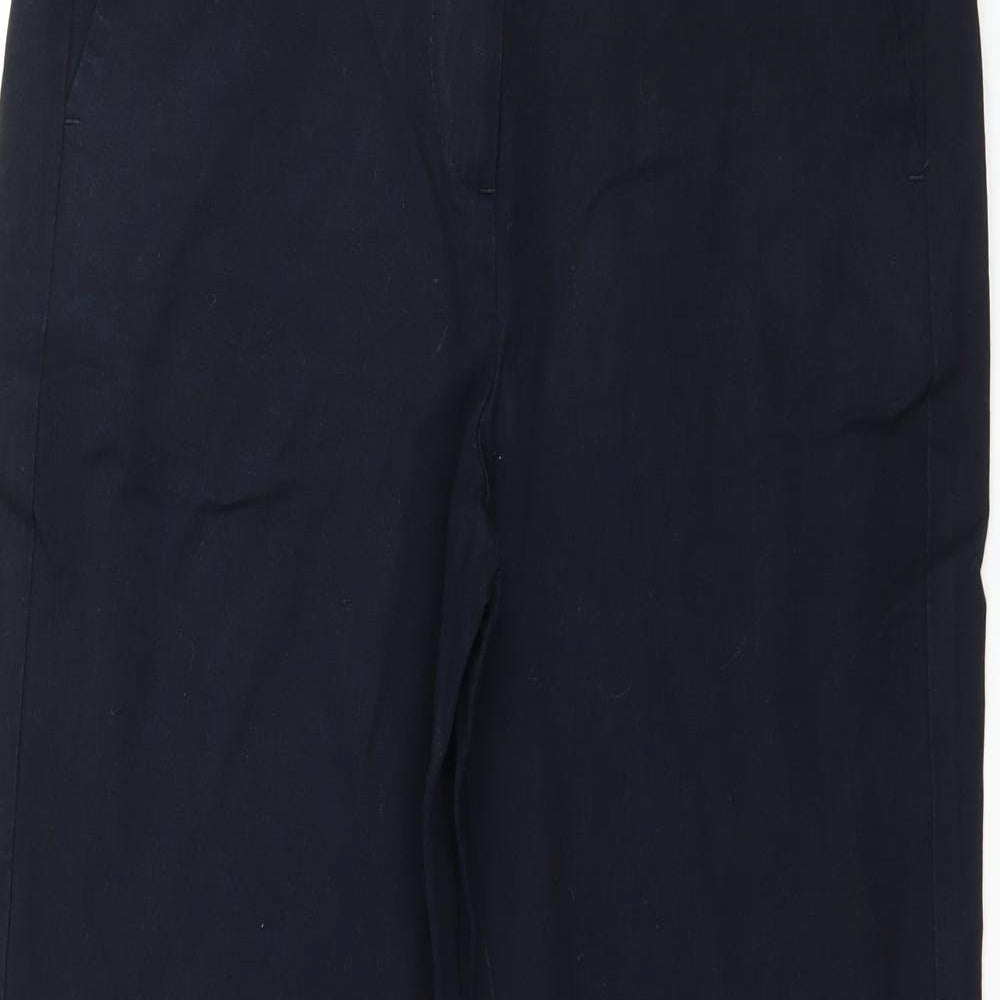 Womens UK Size 10 Marks and Spencer Regular Fit  Blue Trousers