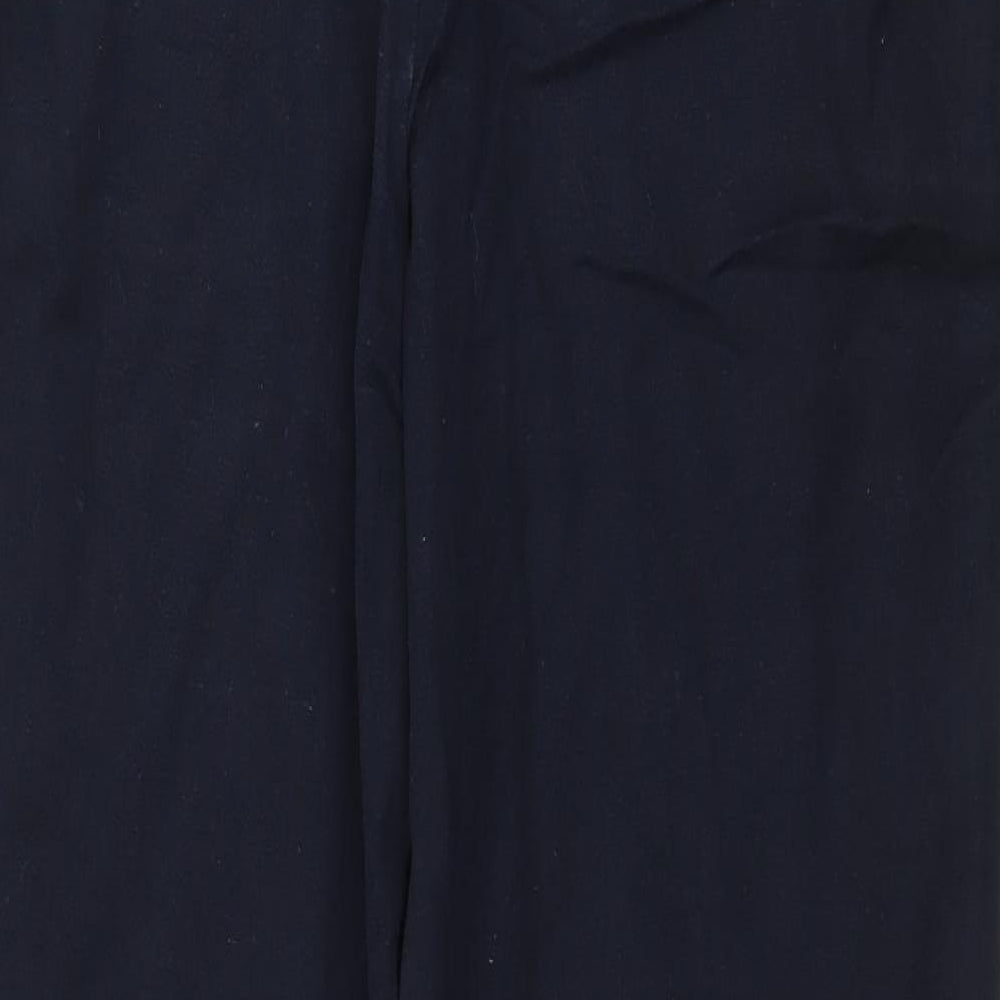 Womens UK Size 10 Marks and Spencer Regular Fit  Blue Trousers