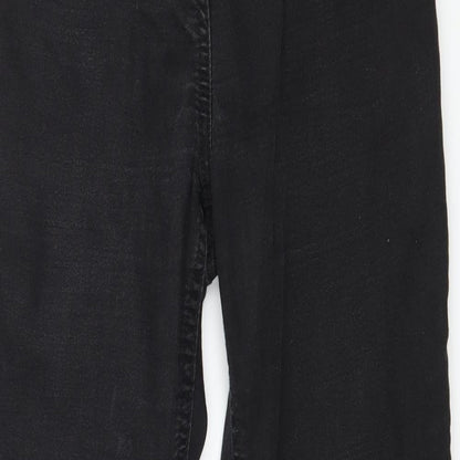 Womens UK Size 28 in Preworn Regular Fit Jegging Black Jeans
