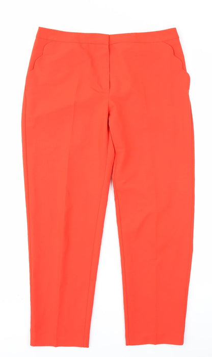 Atmosphere Womens Red   Trousers  Size 10 L23 in