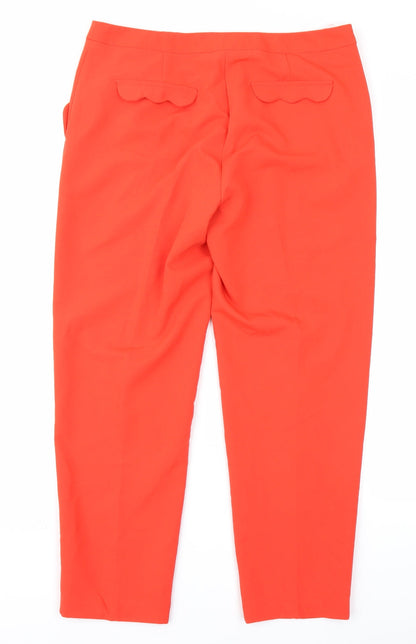 Atmosphere Womens Red   Trousers  Size 10 L23 in