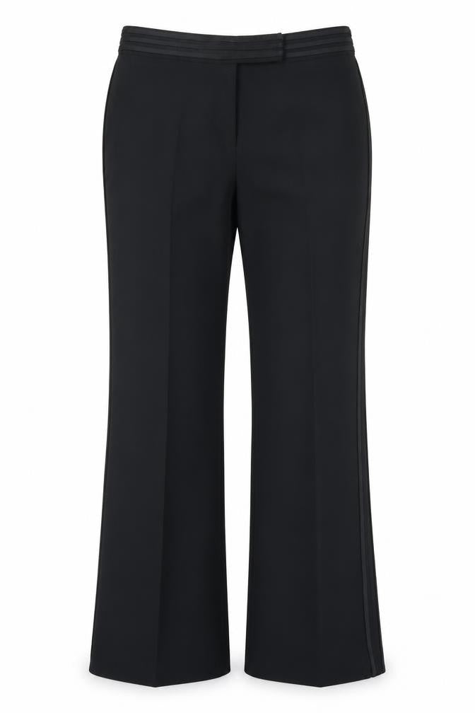 Womens UK Size 12 M&Co Regular Fit  Black Trousers