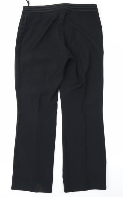 Womens UK Size 12 M&Co Regular Fit  Black Trousers