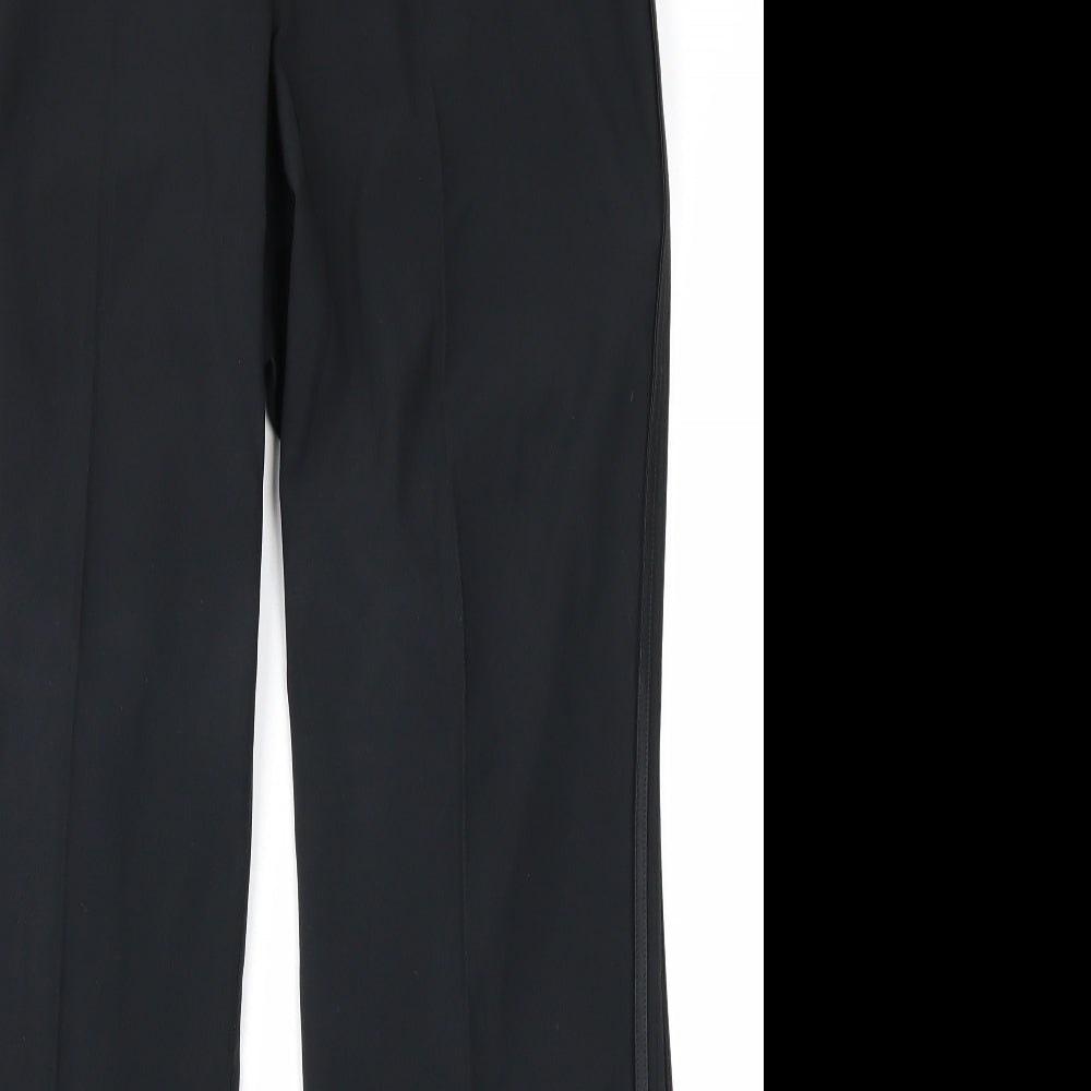 Womens UK Size 12 M&Co Regular Fit  Black Trousers