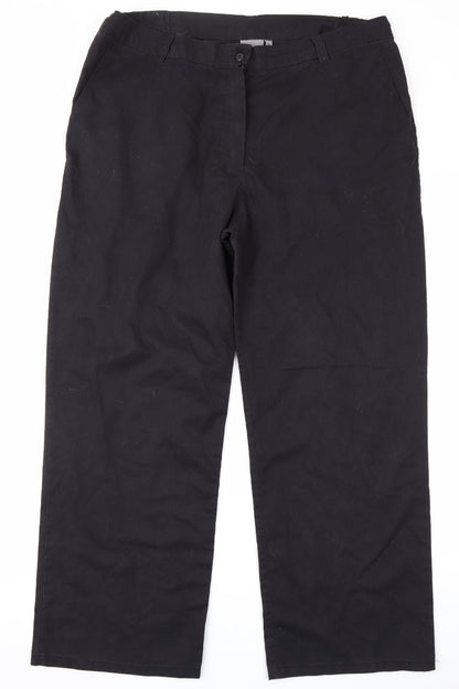 Heywood Womens Black   Trousers  Size 16 L26 in