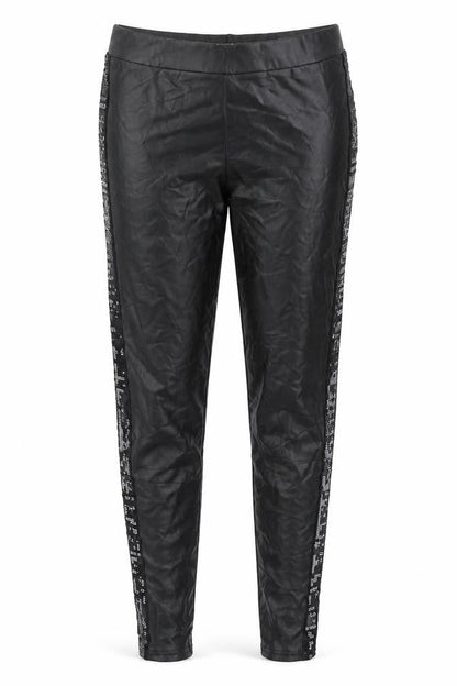 Hanel Haute Womens Black   Jogger Leggings Size S L27 in