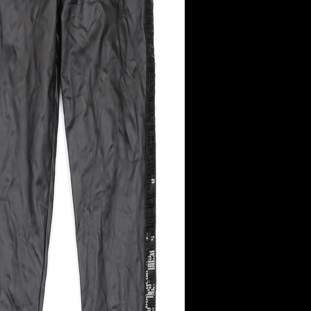 Hanel Haute Womens Black   Jogger Leggings Size S L27 in