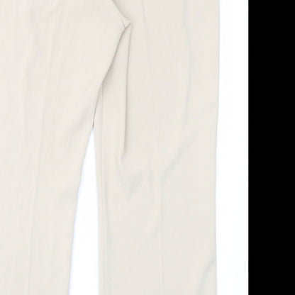 Claudia Womens Ivory   Trousers  Size 18 L27 in