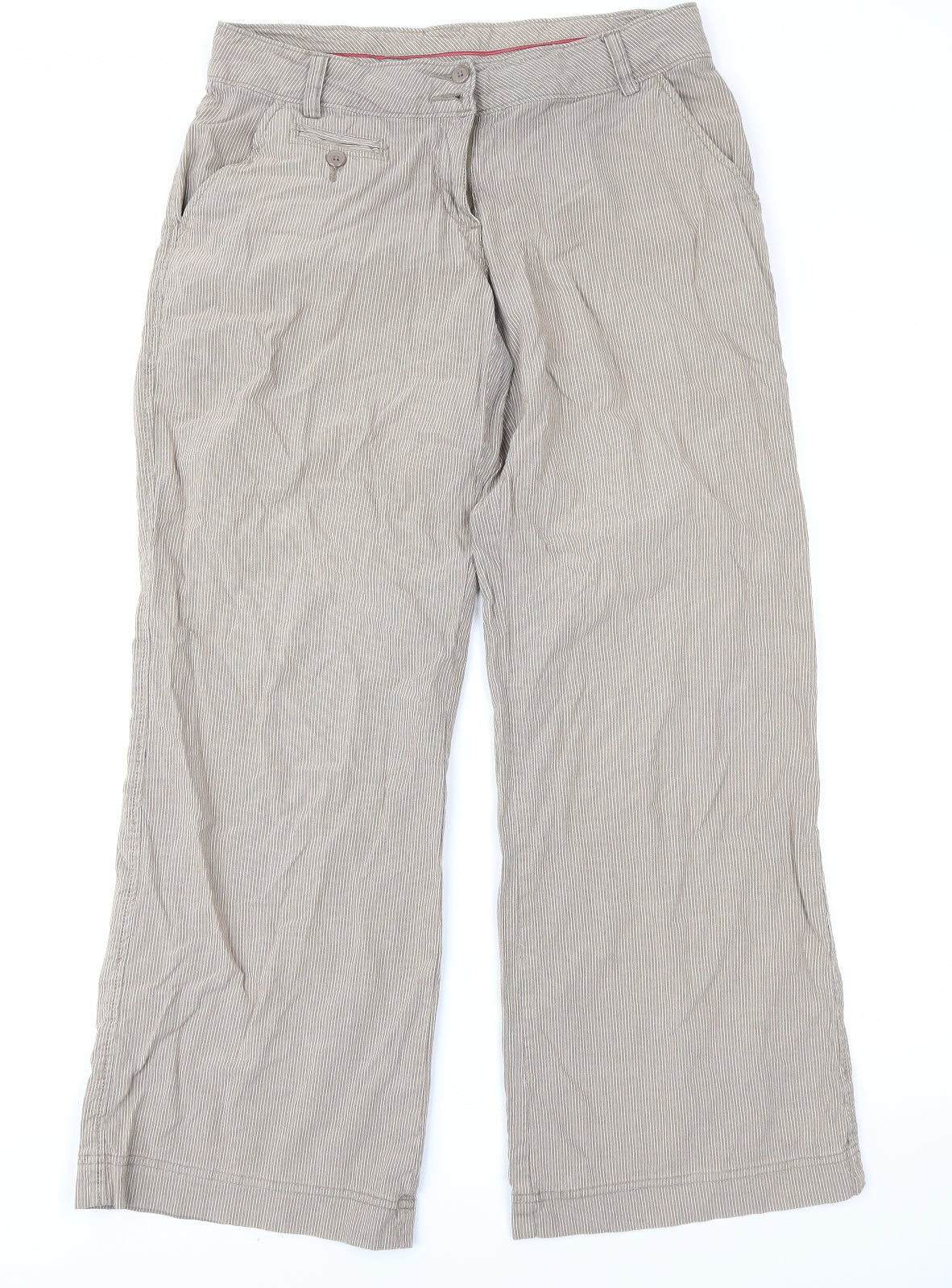 Womens UK Size 12 Papaya Regular Fit  Brown Trousers
