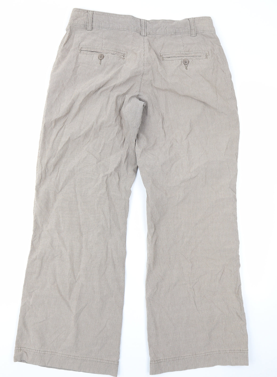Womens UK Size 12 Papaya Regular Fit  Brown Trousers