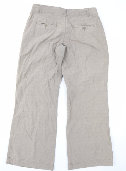 Womens UK Size 12 Papaya Regular Fit  Brown Trousers