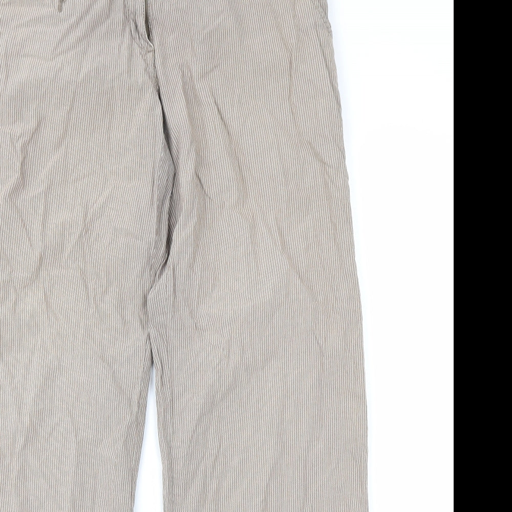 Womens UK Size 12 Papaya Regular Fit  Brown Trousers
