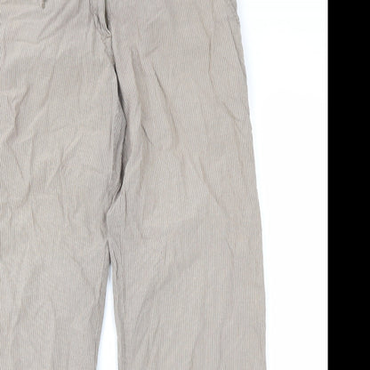 Womens UK Size 12 Papaya Regular Fit  Brown Trousers