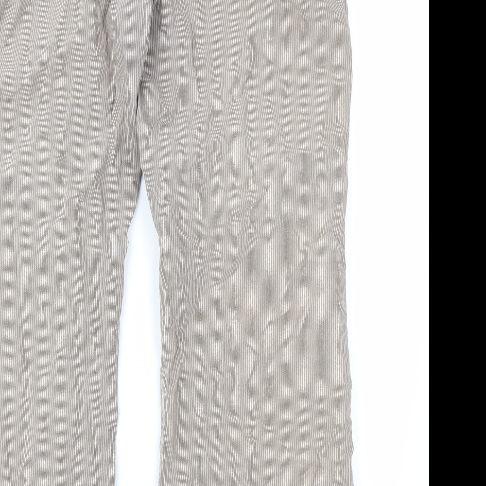 Womens UK Size 12 Papaya Regular Fit  Brown Trousers