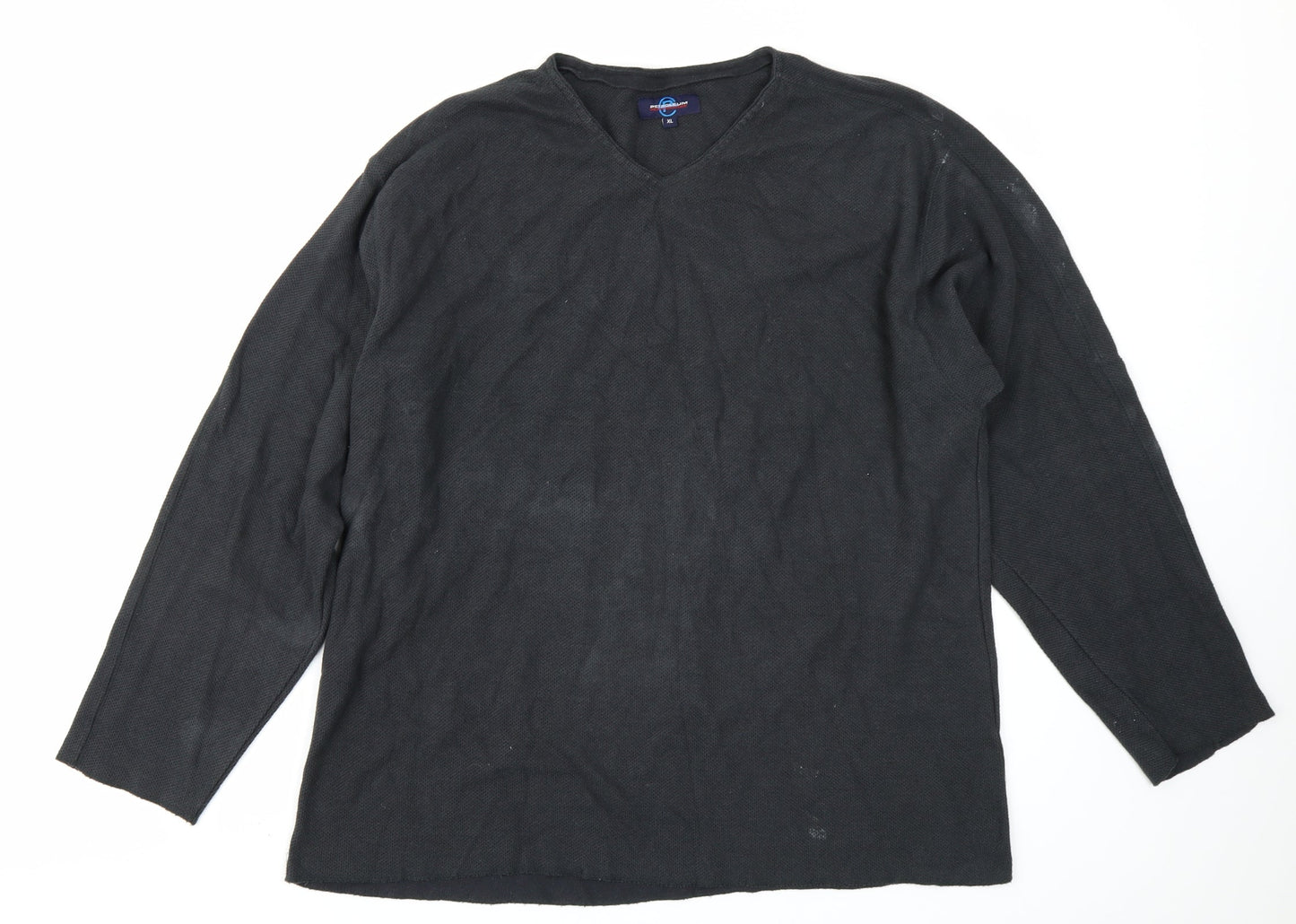 Mens UK Size XL Petroleum Black Pullover Sweatshirt