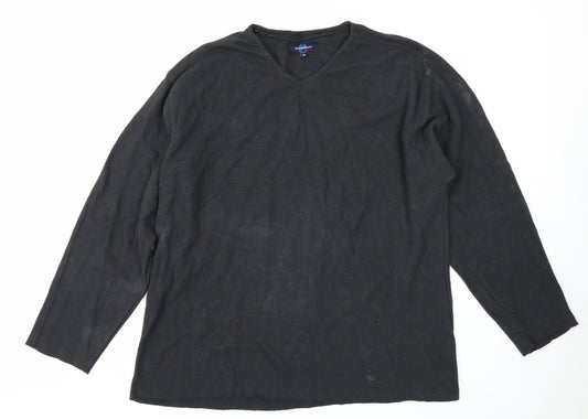 Mens UK Size XL Petroleum Black Pullover Sweatshirt