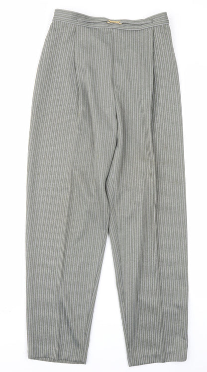 Womens UK Size 14 Berkertex Regular Fit  Green Trousers