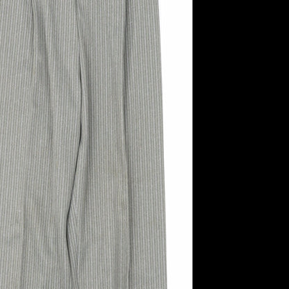 Womens UK Size 14 Berkertex Regular Fit  Green Trousers