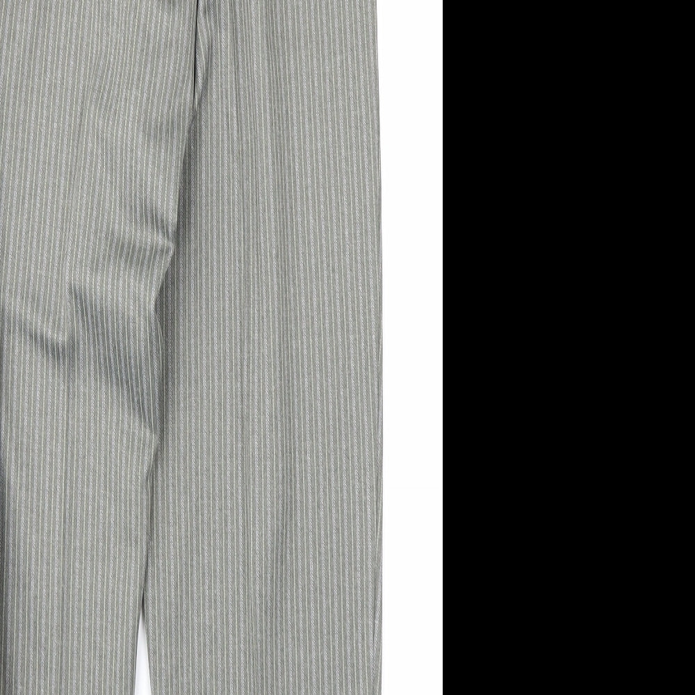 Womens UK Size 14 Berkertex Regular Fit  Green Trousers