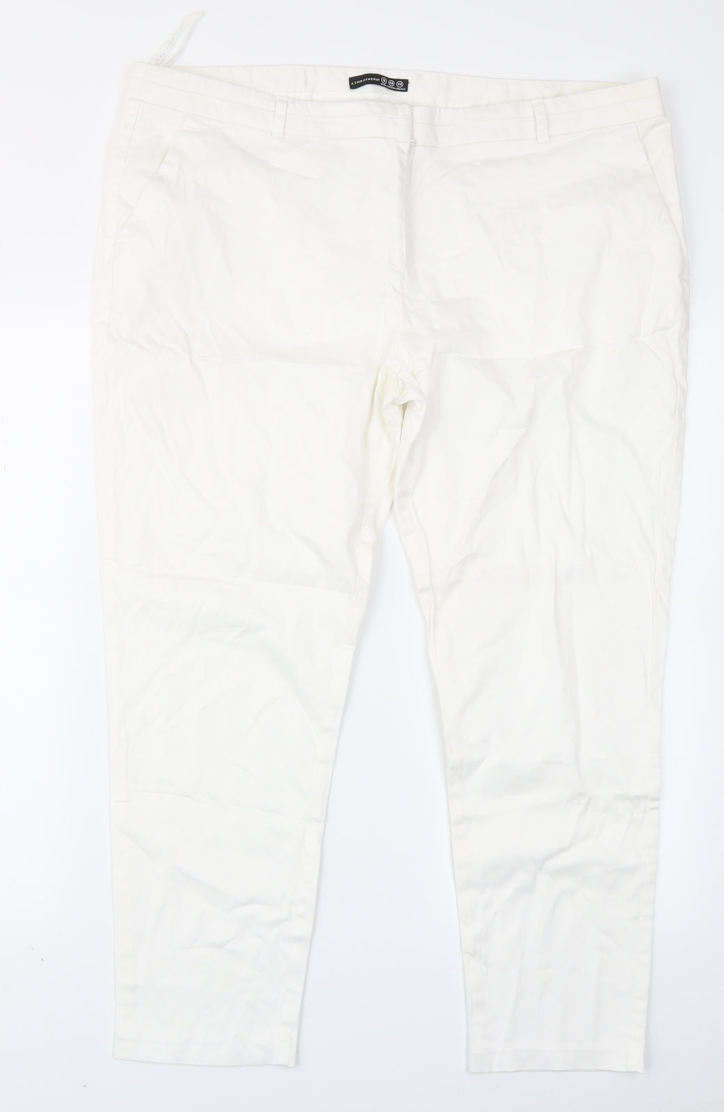 Atmosphere Womens White   Trousers  Size 18 L24 in