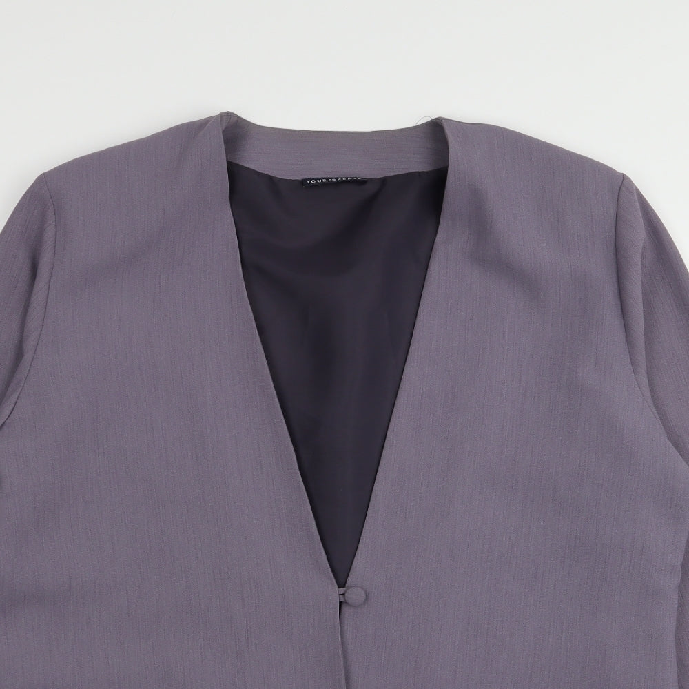 Your 6th sense Womens Purple   Jacket Blazer Size 18