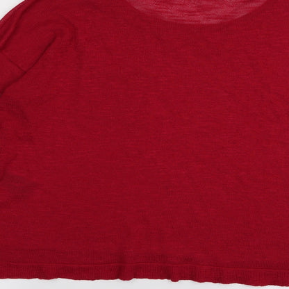 Divided by H&M Womens Red   Basic T-Shirt Size L