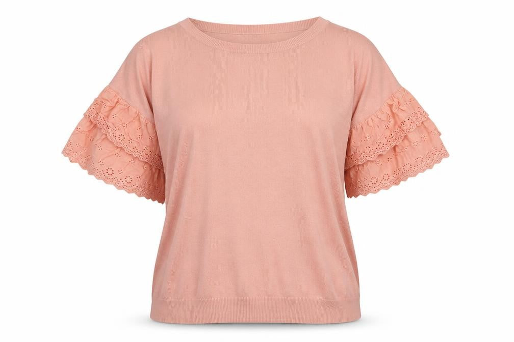 Tu Womens Pink   Basic T-Shirt Size 12