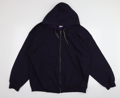 Gildan Mens Purple   Pullover Jumper Size XL