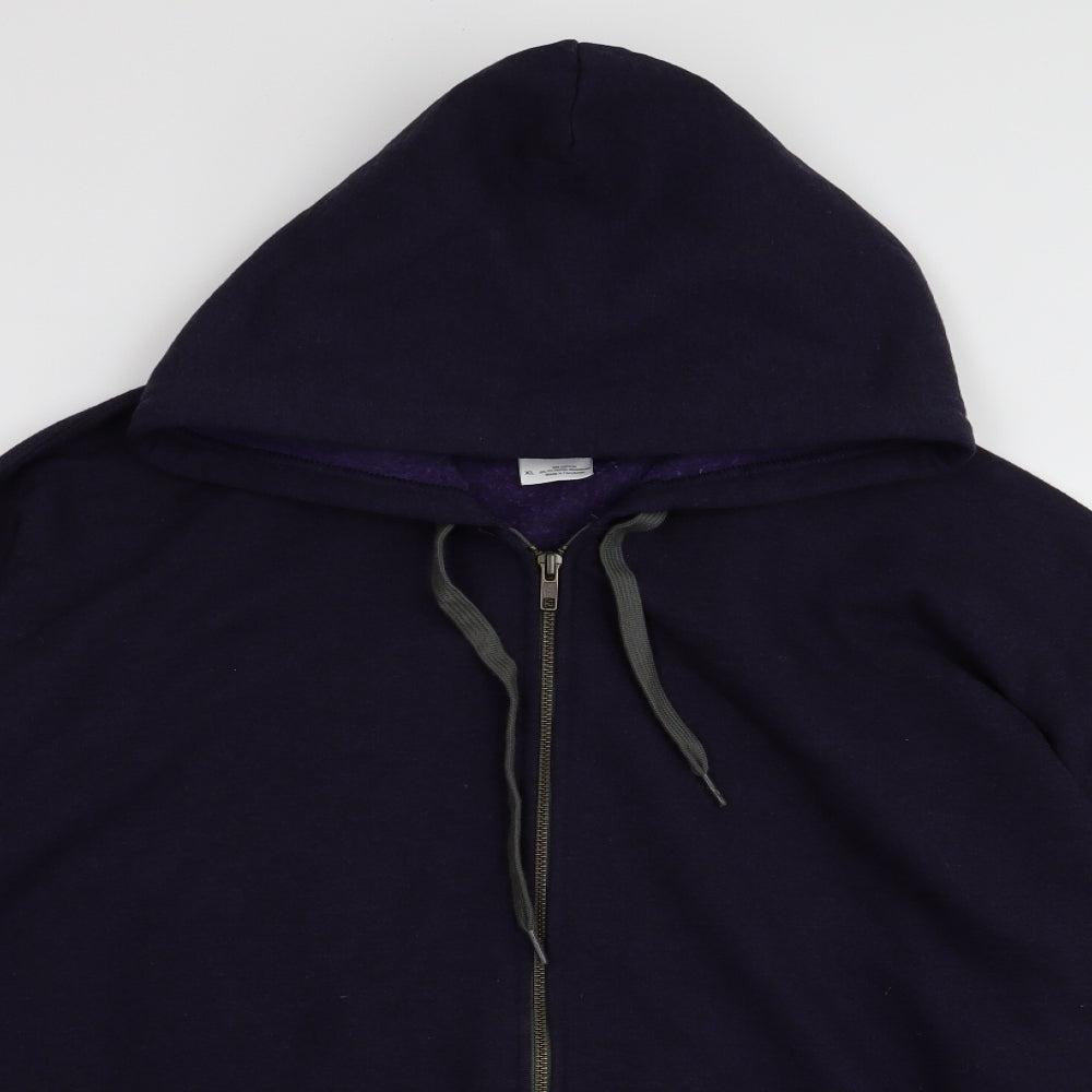 Gildan Mens Purple   Pullover Jumper Size XL