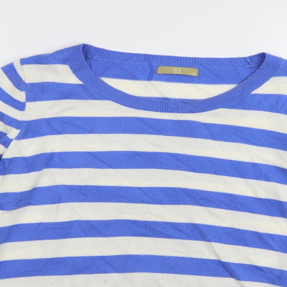 TU Womens Multicoloured Striped  Pullover Jumper Size 10