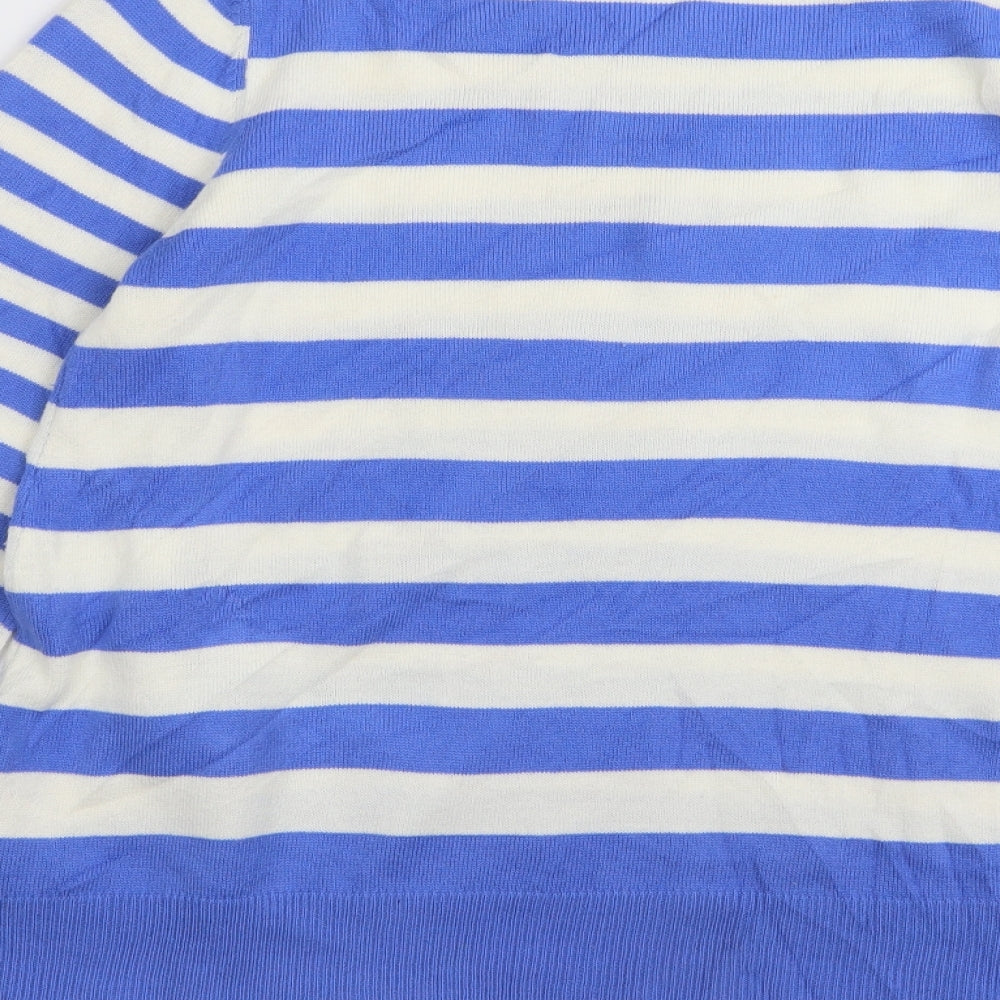 TU Womens Multicoloured Striped  Pullover Jumper Size 10