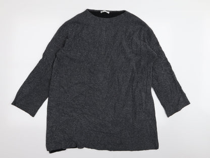 Zara Womens Grey   Pullover Jumper Size M