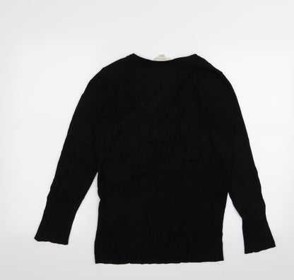 Precis Womens Black   Pullover Jumper Size S