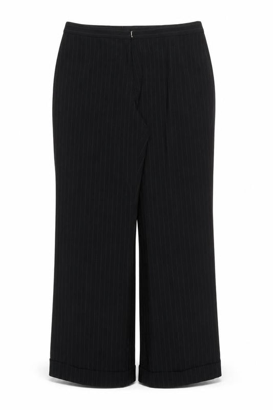 Womens UK Size One Size Oasis Regular Fit  Black Trousers