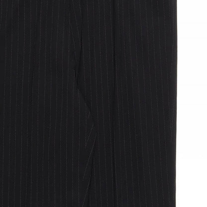 Womens UK Size One Size Oasis Regular Fit  Black Trousers