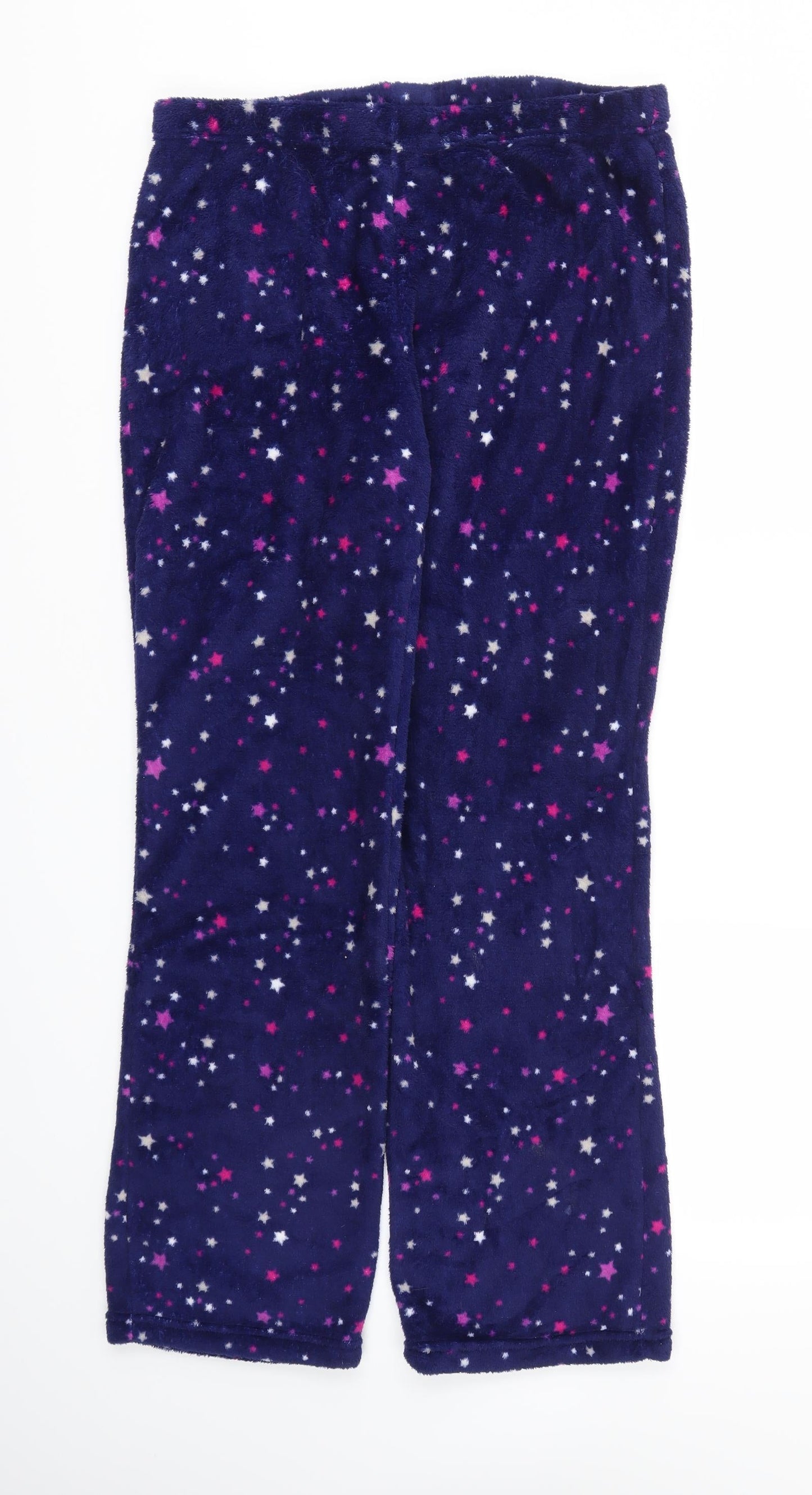 Matalan Womens Blue Argyle/Diamond  Trousers  Size M L30 in - PJS