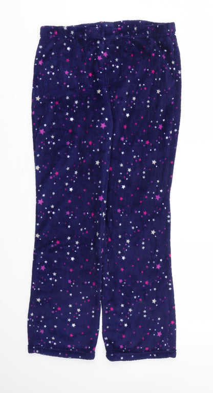 Matalan Womens Blue Argyle/Diamond  Trousers  Size M L30 in - PJS