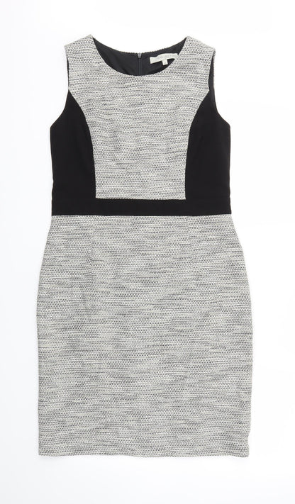 Additional front view of jhon lewis women’s grey a-line, size UK 12