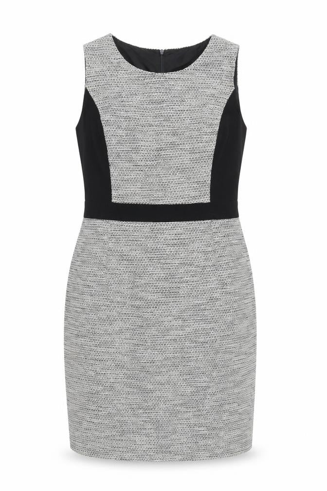 Front view of jhon lewis women’s grey a-line, size UK 12