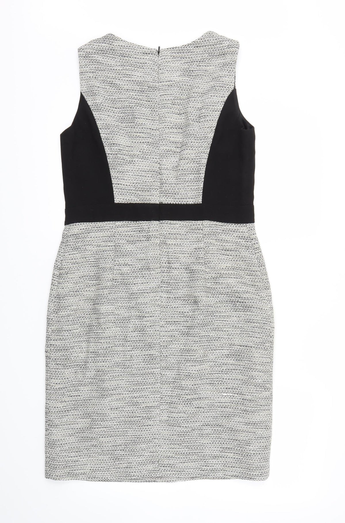 Back view of jhon lewis women’s grey a-line, size UK 12