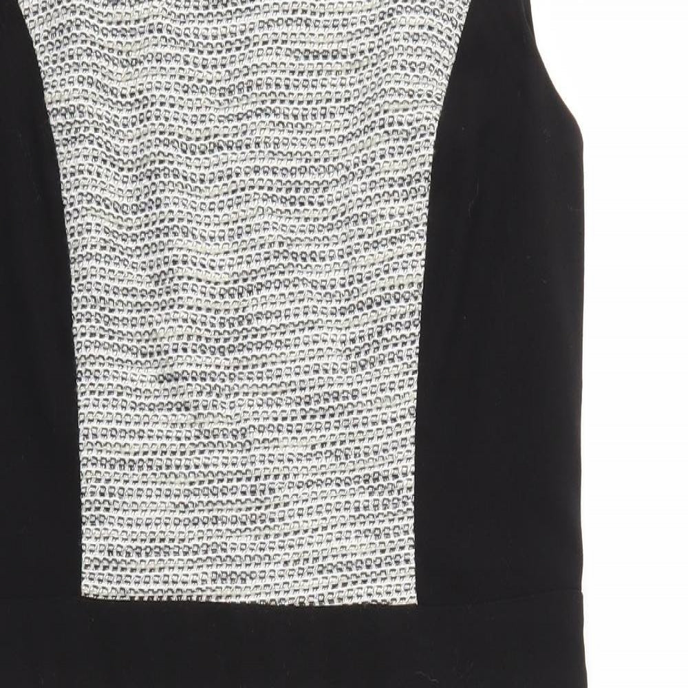Close-up detail of jhon lewis women’s grey a-line, size UK 12