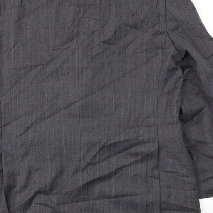 Mens UK Size 40 Preworn Regular Grey Suit Jacket